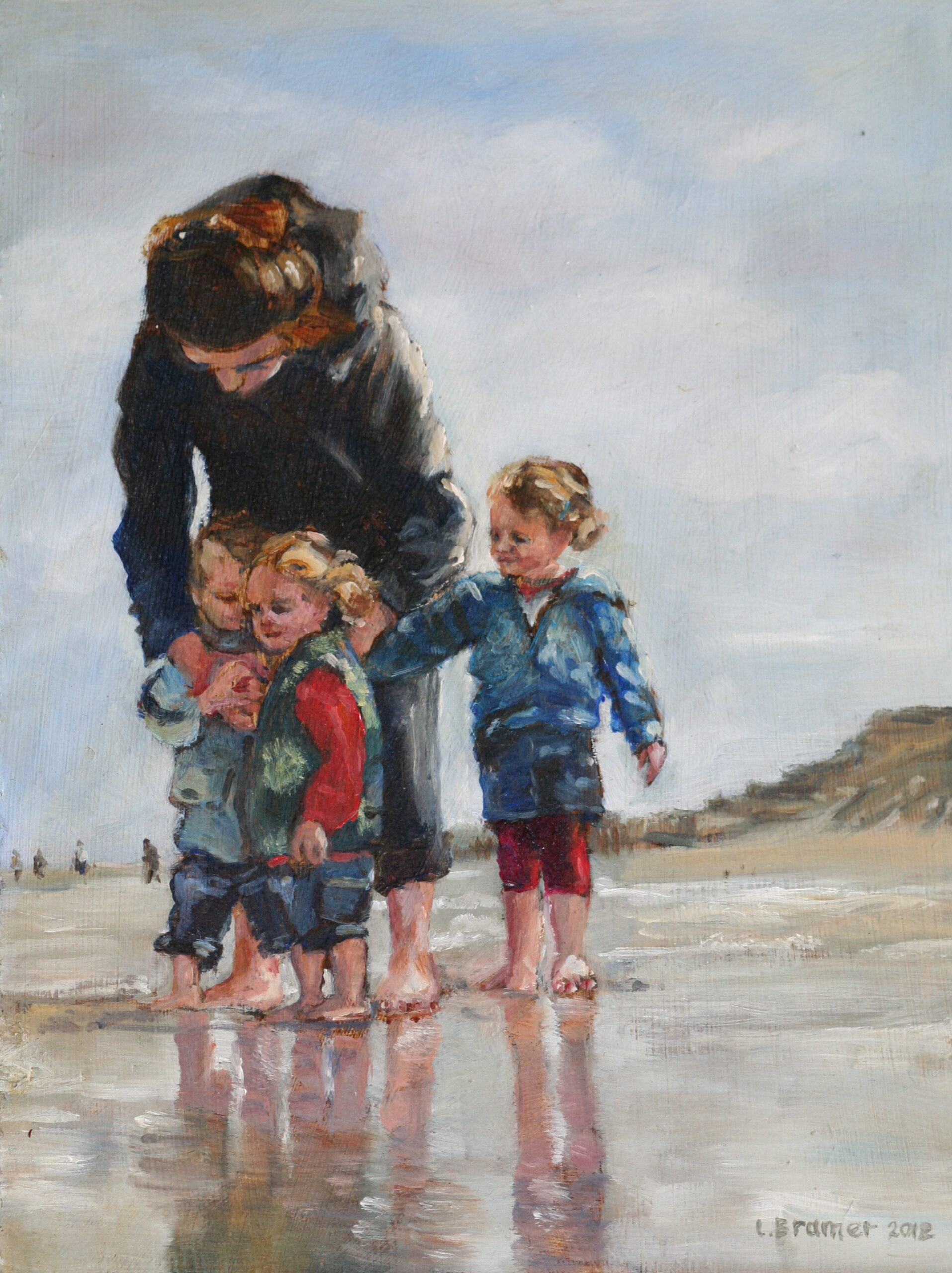 ‘Vlieland’ Olieverf 18×24 cm