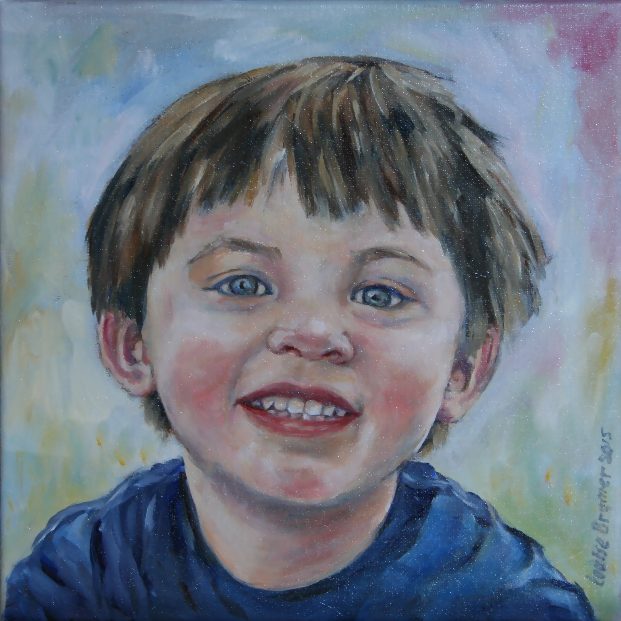 ‘Emerson’ 2015 olieverf 30×30 cm