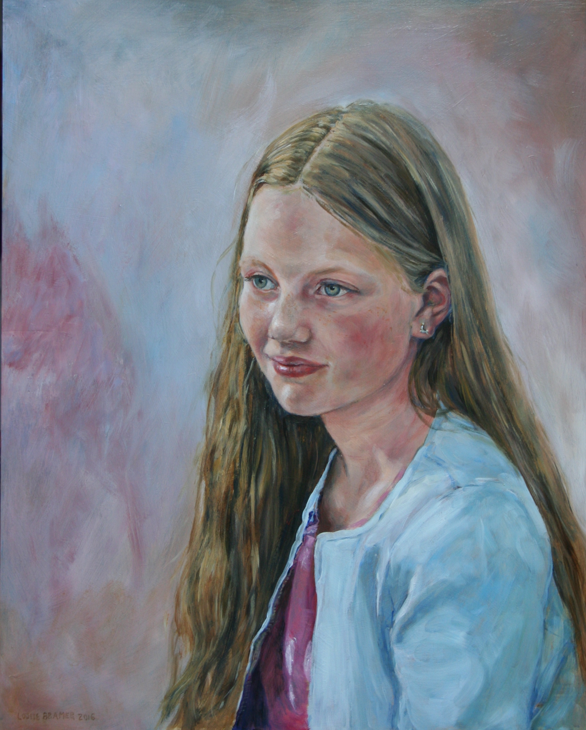 Marie-Elise olieverf 40×50